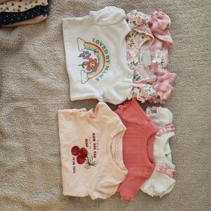 Adorable Baby Girl Tops Set